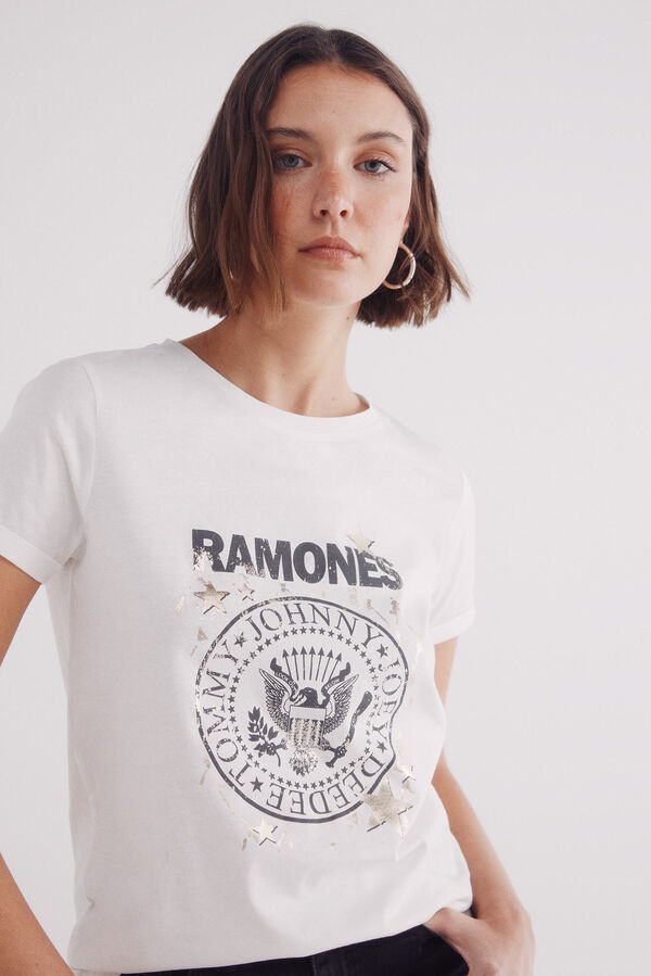Springfield T-shirt "Ramones" branco