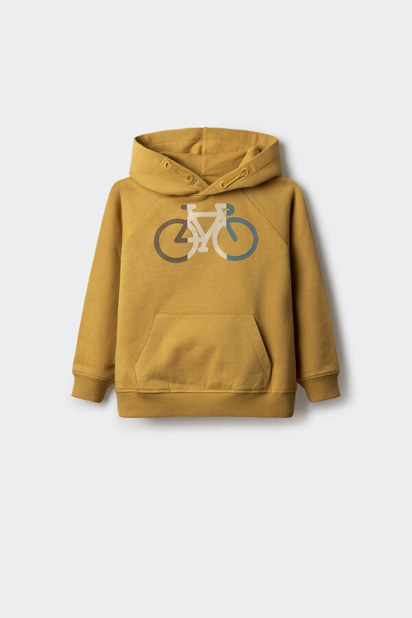 Springfield Kids Sudadera capucha bici ni&ntilde;o amarillo