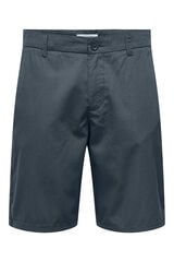 Only & Sons Bermuda chino cinzento