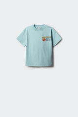 Springfield Kids Camiseta bal&oacute;n ni&ntilde;o azul