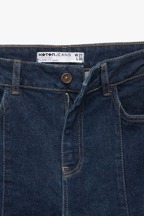 Koton Colete de ajuste padr&atilde;o com gola polo azul