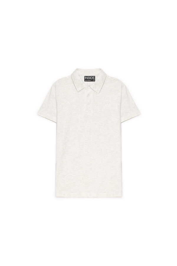 Inside Polo B&aacute;sico gris