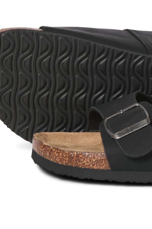 Jack & Jones Sand&aacute;lias fivelas sola leve preto