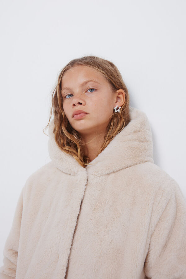 Springfield Kids Abrigo de pelo ni&ntilde;a beige