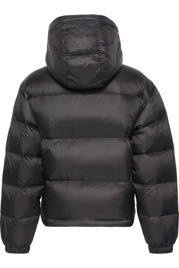 CK Jeans Chaqueta acolchada con logo negro