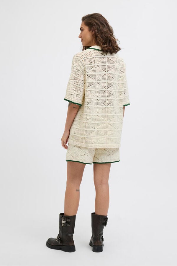 Jack & Jones Shorts de crochet branco