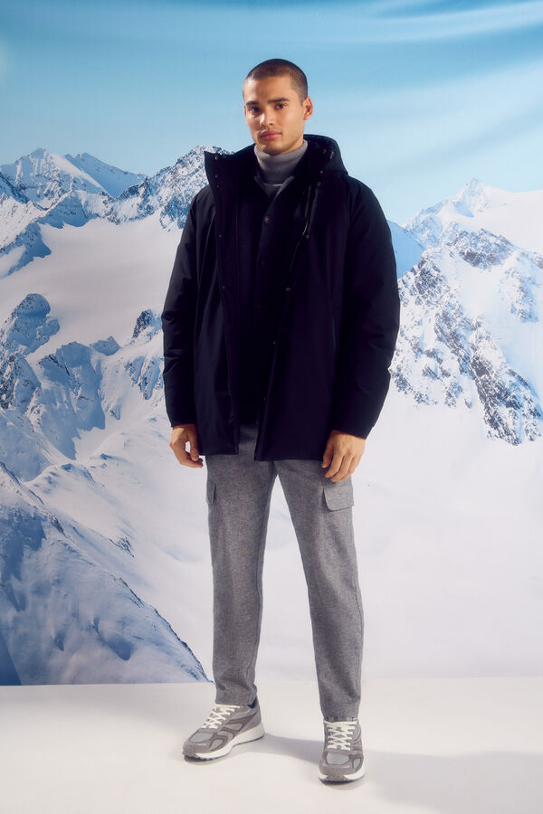 Springfield Parka acolchoada t&eacute;rmica preto