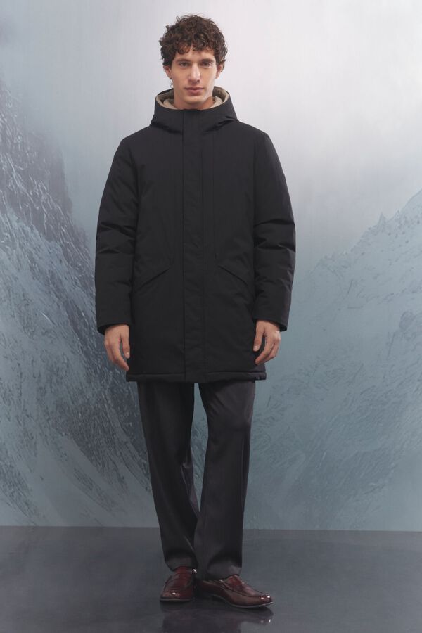 Springfield Chaqueta acolchada t&eacute;rmica negro