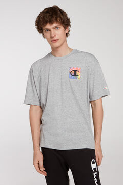 Springfield t-shirt logo costas  cinza