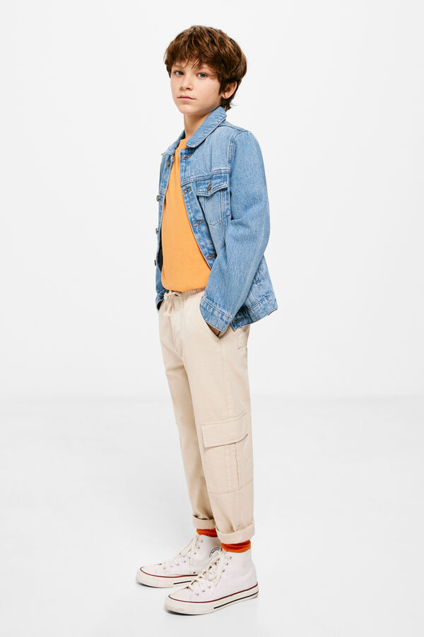 Springfield Kids Pantalon cargo ni&ntilde;o beige