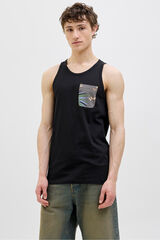 Jack & Jones Camiseta tirantes regular fit negro