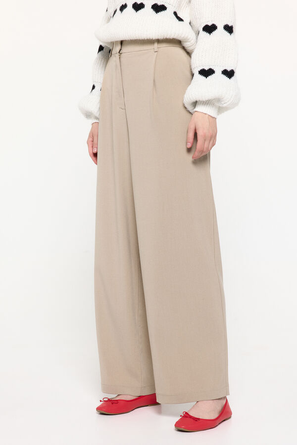 Pieces Pantal&oacute;n baggy gris