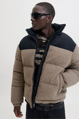 Jack & Jones Casaco puffer Teddy cru