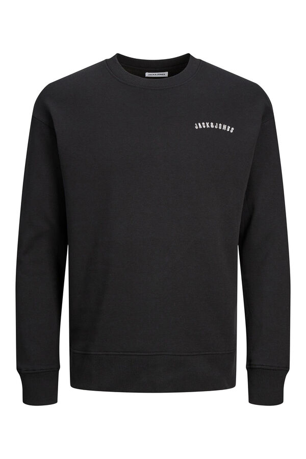 Jack & Jones Sudadera relaxed fit negro