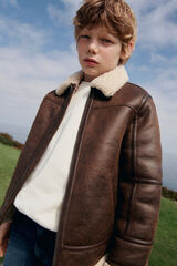 Springfield Kids Casaco aviador infantil cru