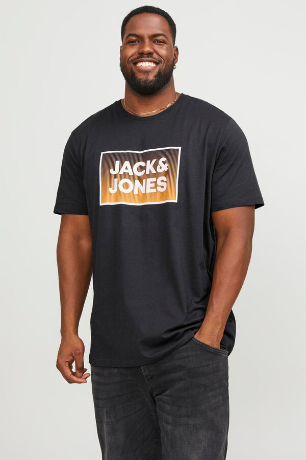 Jack & Jones PLUS Camiseta fit est&aacute;ndar azul