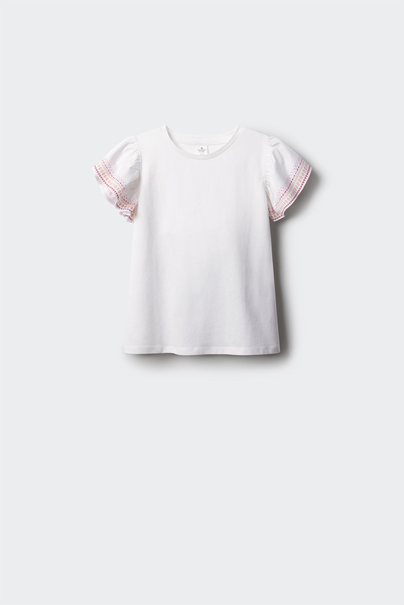 Springfield Kids T-shirt com folhos para menina