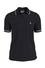 CK Jeans Polo manga curta de homem preto