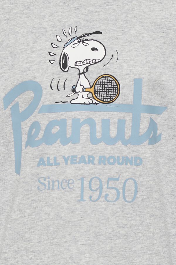 Only Girls Sweatshirt com estampado de Peanuts cinzento