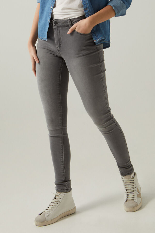 Springfield Jeans, Gris Oscuro, 42 para Mujer