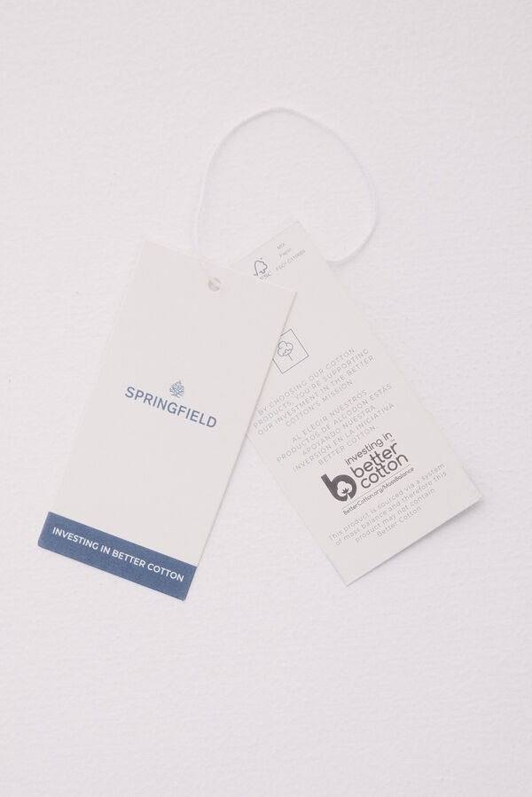 Springfield Sweatshirt capuz cortes azul