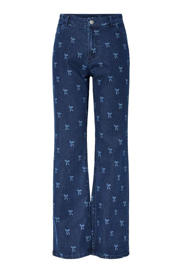 Pieces Jean relax estampado lazo azul