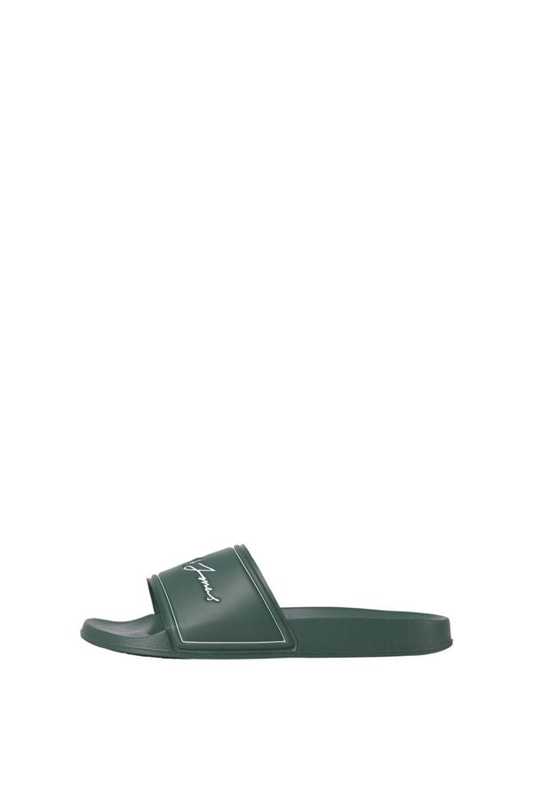 Jack & Jones Chinelos de pala com logo verde