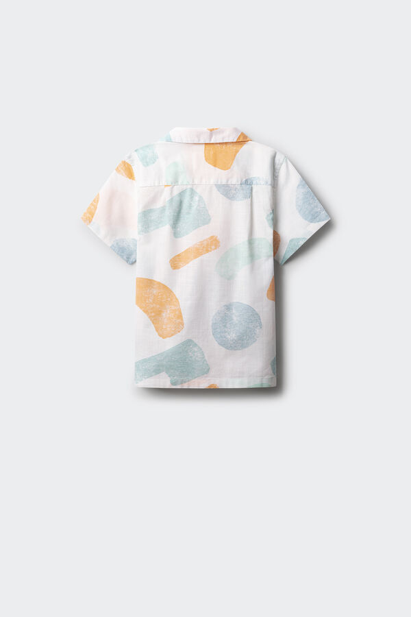 Springfield Kids Camisa de manga curta para menino bege