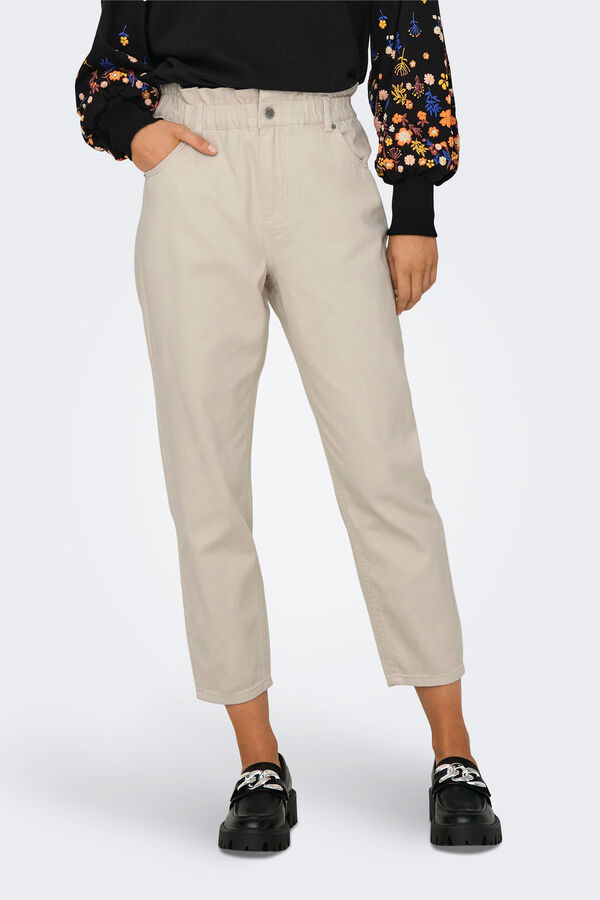 Only Hose Paperbag castanho