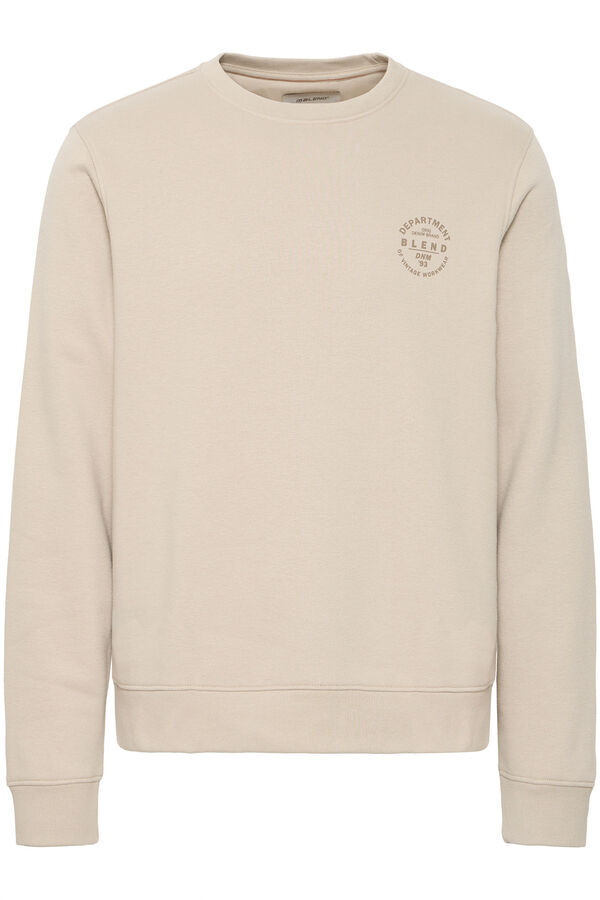 Blend Sudadera cuello redondo beige