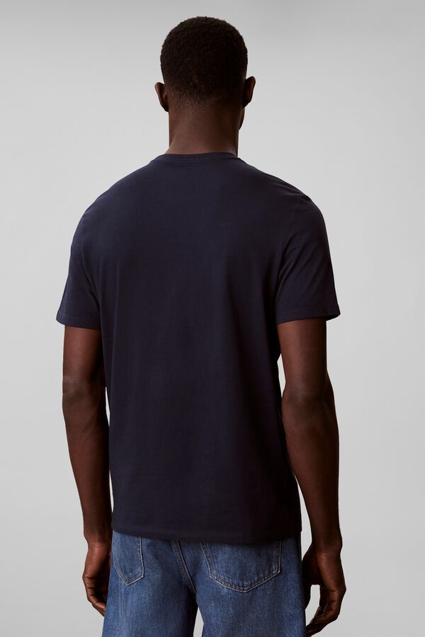 Calvin Klein T-shirt com estampado azul