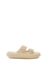 Inside Chinelo 2 fivelas plataforma C cru