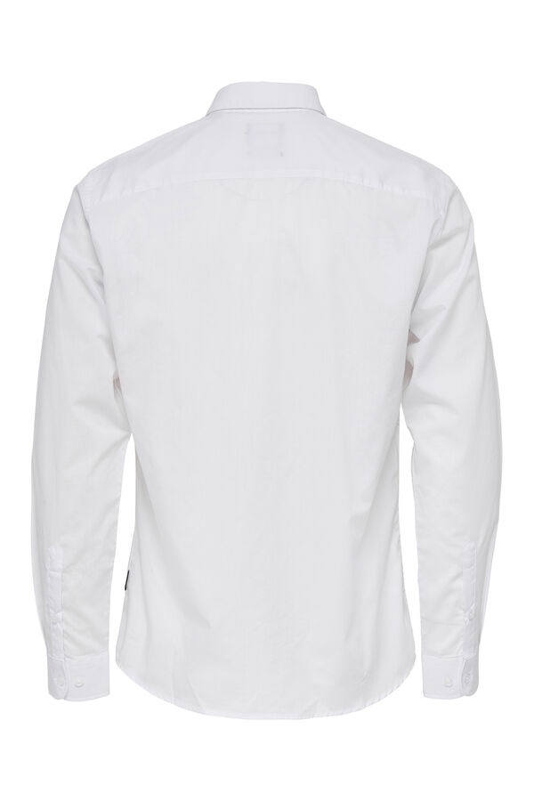 Only & Sons Camisa manga larga blanco