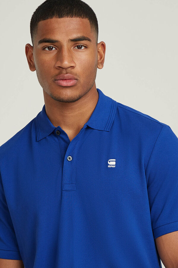 G-STAR Polo de manga curta azul