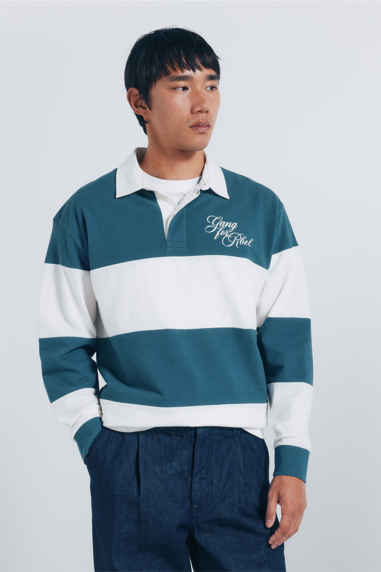Springfield Polo rugby manga comprida