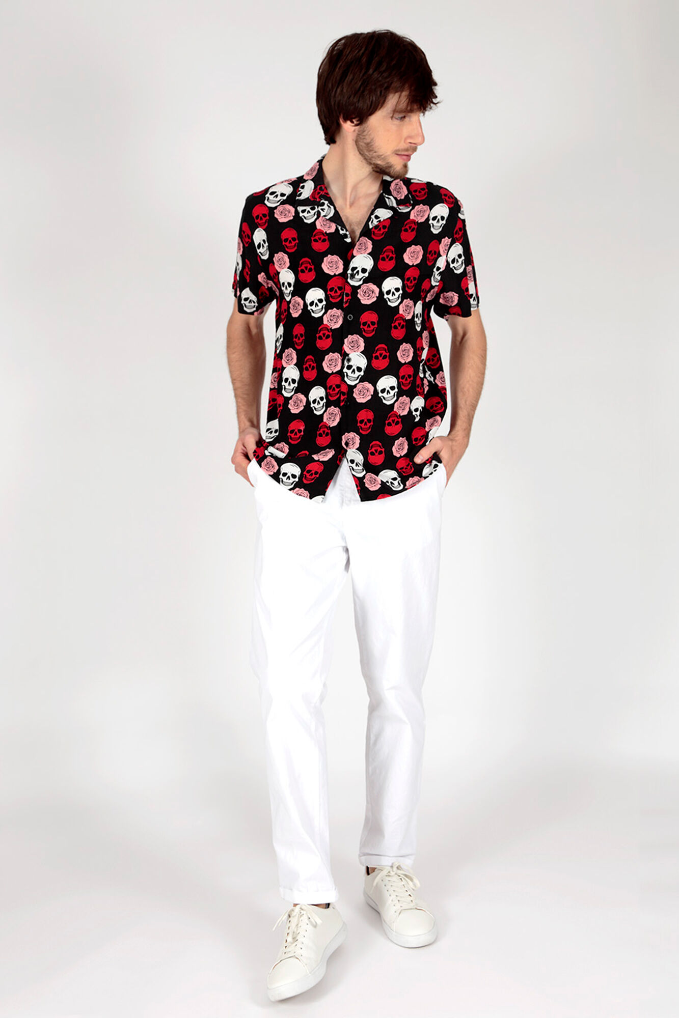 Brave Soul Camisa estampada de manga curta