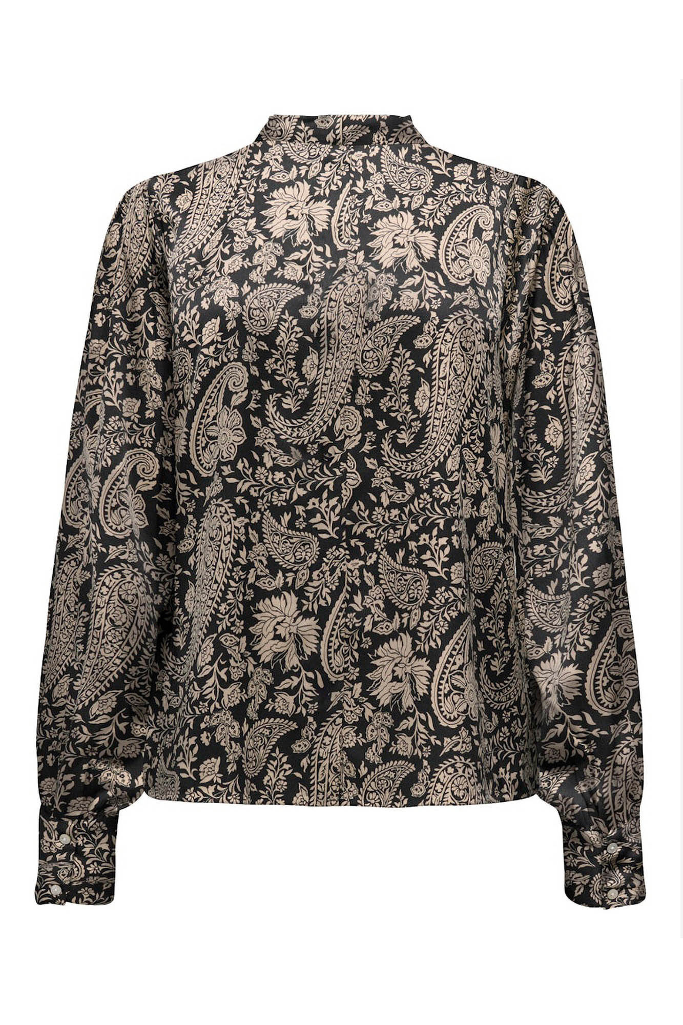 Only Blusa de cetim com la&ccedil;o