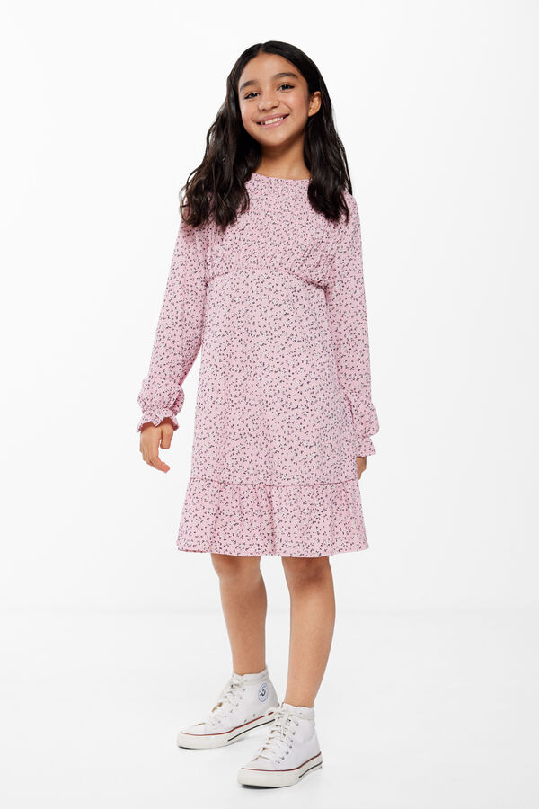 Springfield Kids Vestido floral rosa ni&ntilde;a rosa
