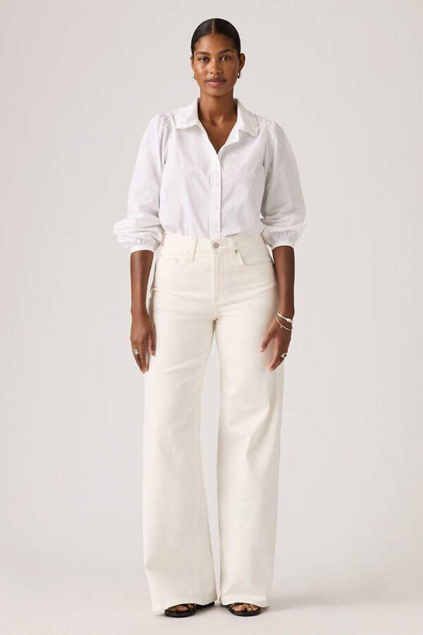 Levi's Cal&ccedil;as de cintura alta e pernas largas 728&trade;  branco