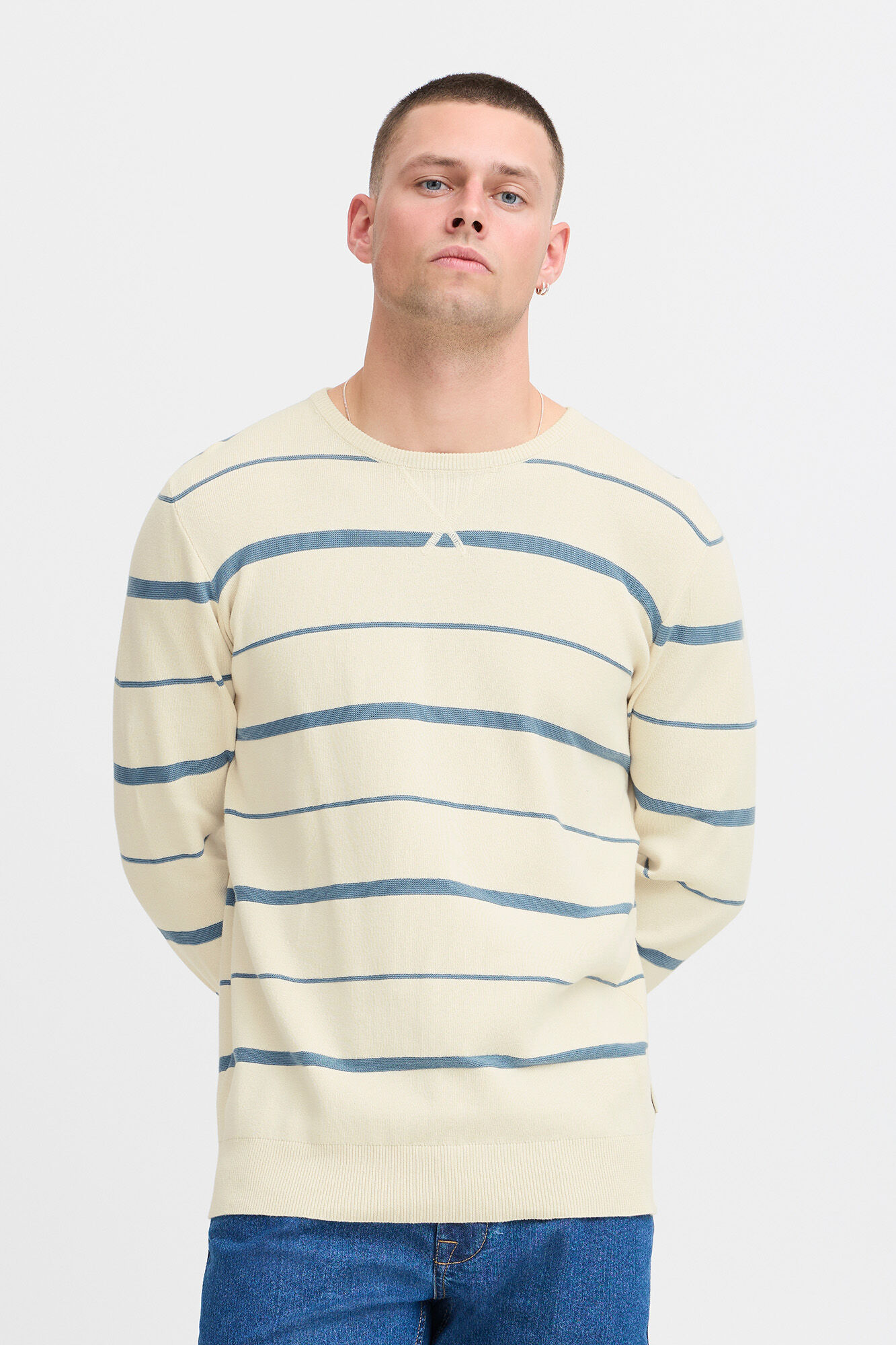 Blend Jersey de punto con cuello redondo