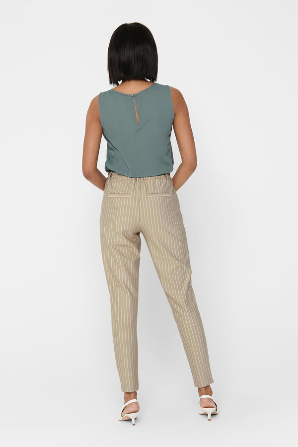 Springfield Pantalón pitillo beige medio