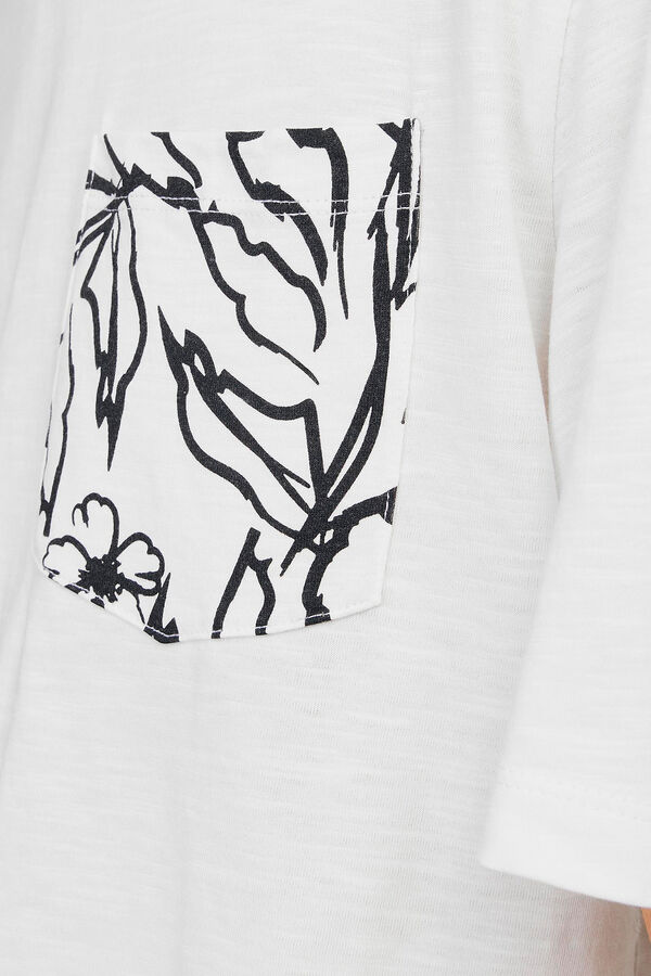 Jack & Jones T-shirt bolso branco