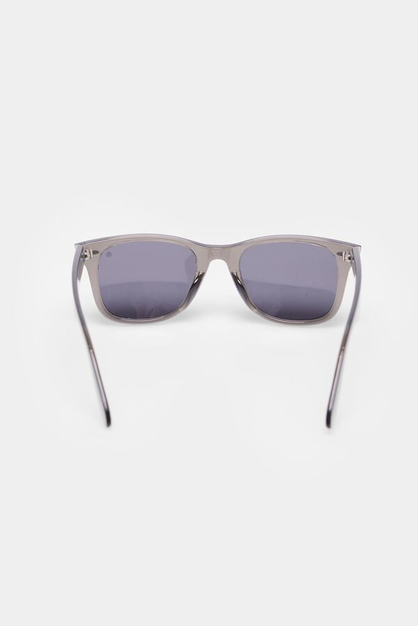 Springfield Gafas de sol pasta cl&aacute;sica gris trasl&uacute;cido gris