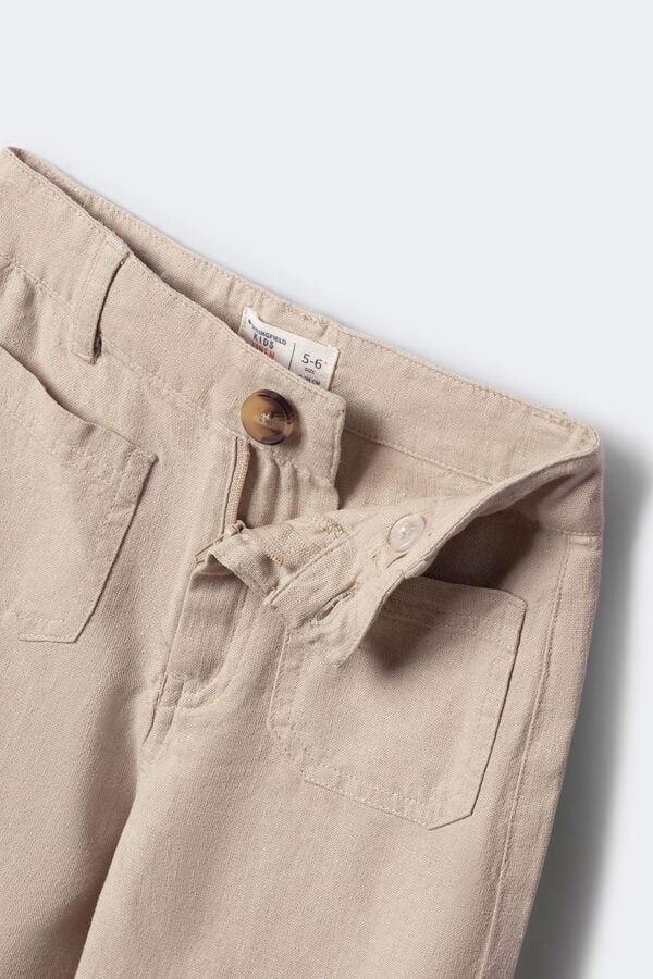 Springfield Kids Cal&ccedil;as linho menina branco