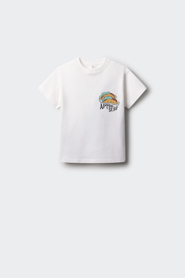 Springfield Kids Camiseta infantil Tacos bege