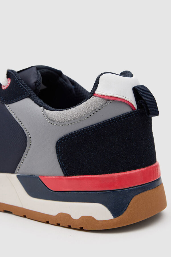 Inside Deportiva Casual Combinada blanco