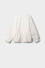Springfield Kids Blusa blanca bordados ni&ntilde;a blanco