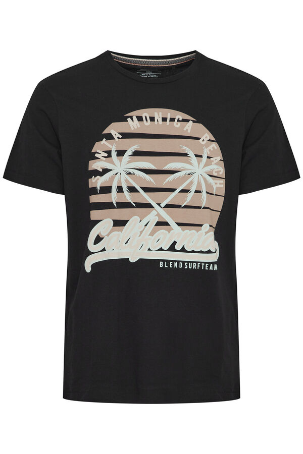 Blend T-shirt Manga Curta - Summer Print  preto