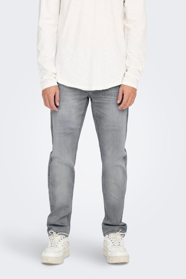 Only & Sons Jeans regular fit gris