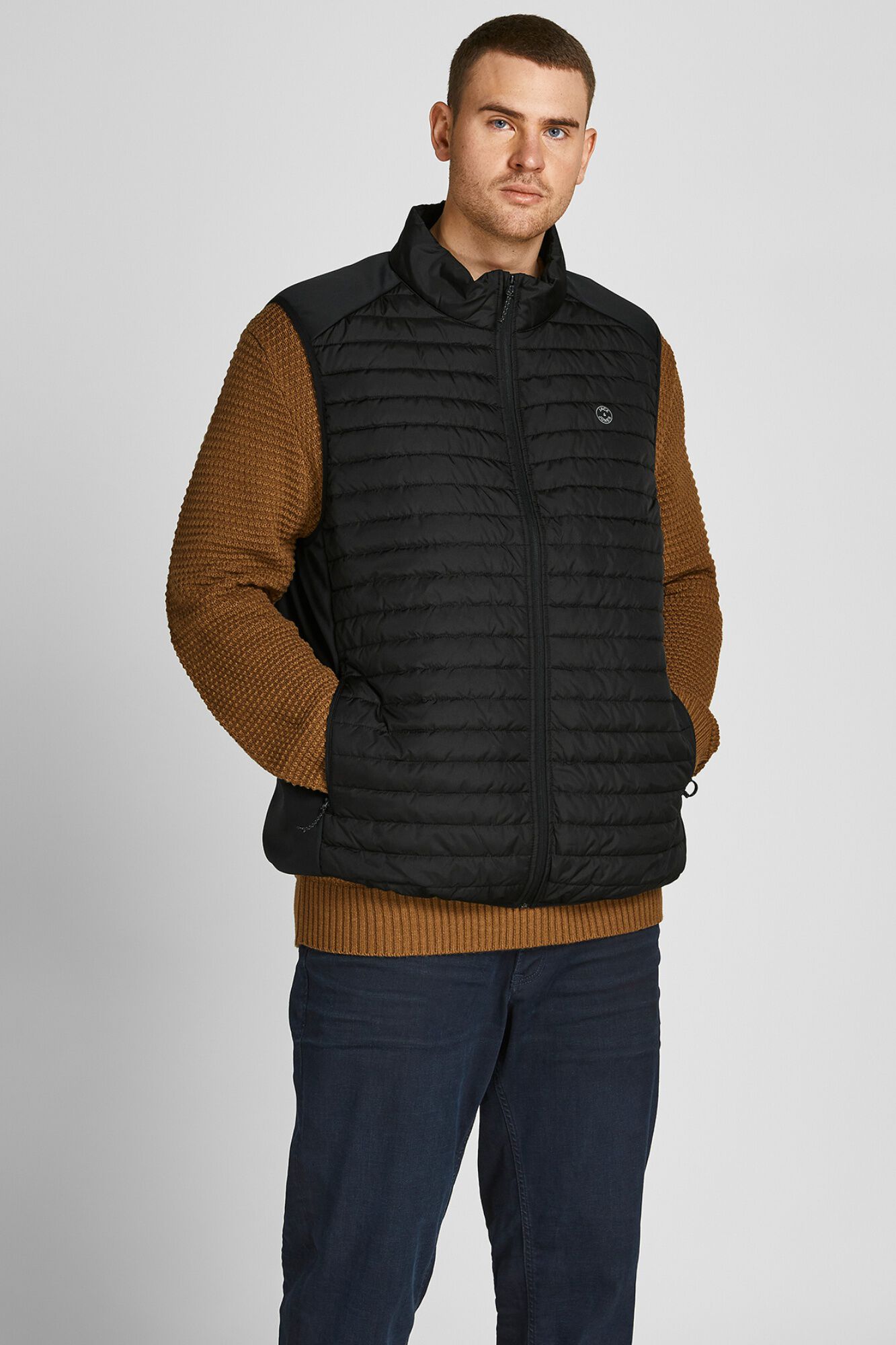 Jack & Jones PLUS Chaleco acolchado capucha
